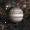 Jupiter, 20 cm x 20 cm
